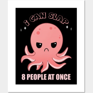 Funny octopus Posters and Art
